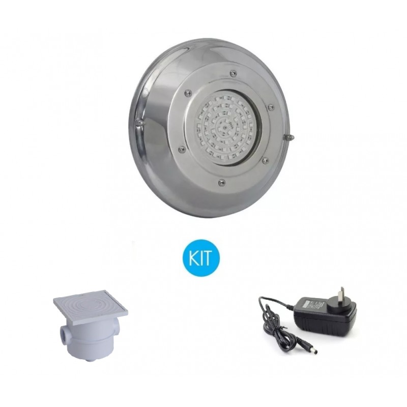 Luz Para Pileta 1 Artef Led Blanco Mas Fuente 2A Translich